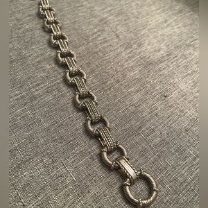 Judith Ripka heavy link bracelet